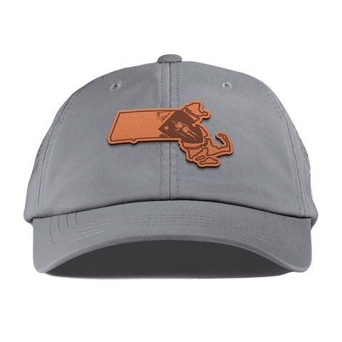 Massachusetts 6 Performance Dad Hat Slate