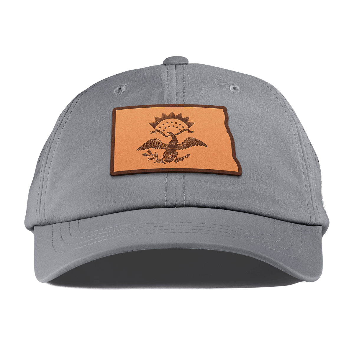 North Dakota 39 Performance Dad Hat Slate