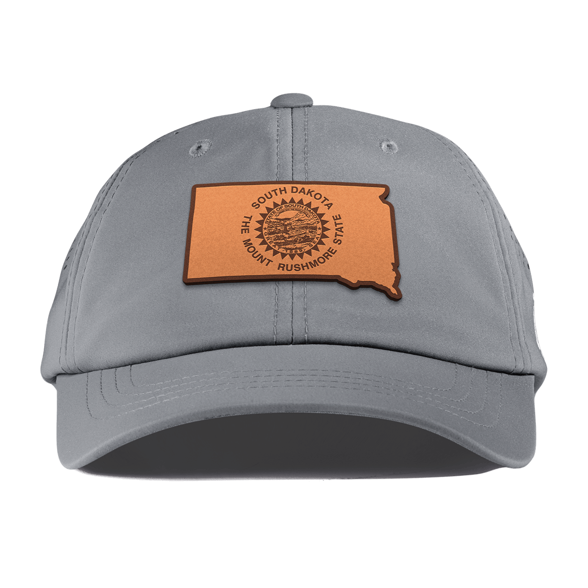 South Dakota 40 Performance Dad Hat Slate