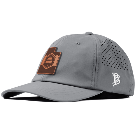 Utah 45 Performance Dad Hat Slate