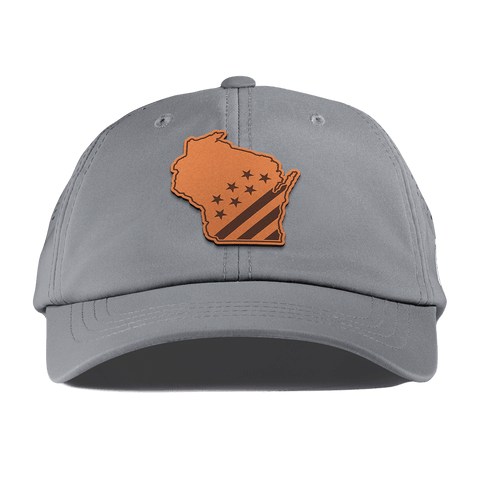 Wisconsin 30 Performance Dad Hat Slate