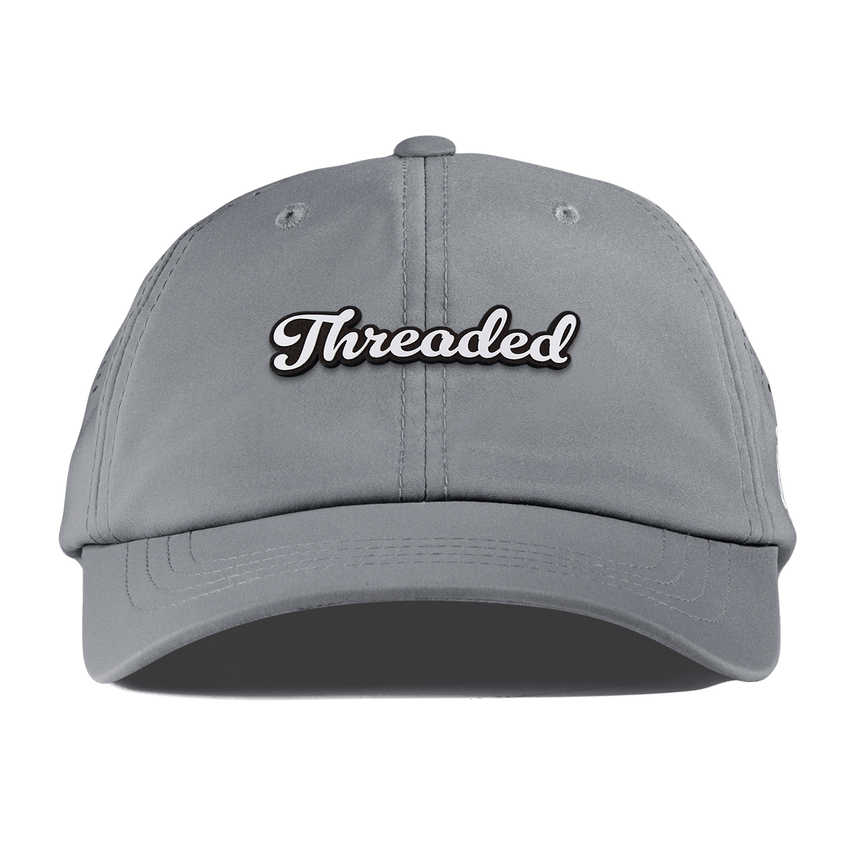 Threaded Script Performance Dad Hat Slate