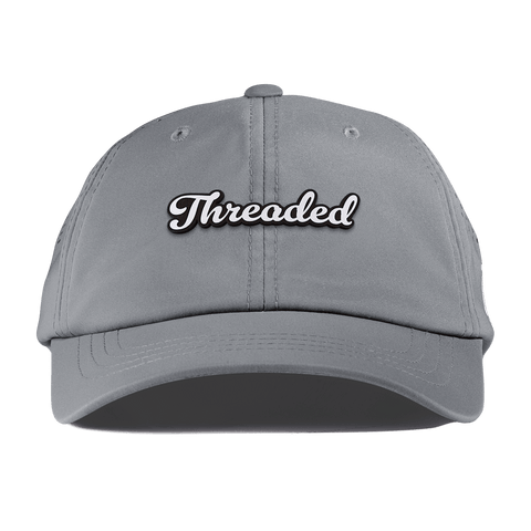 Threaded Script Performance Dad Hat Slate
