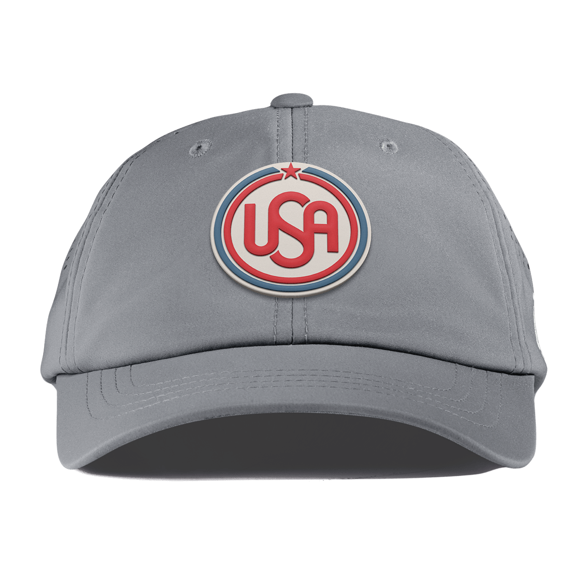 USA Icon Performance Dad Hat Slate