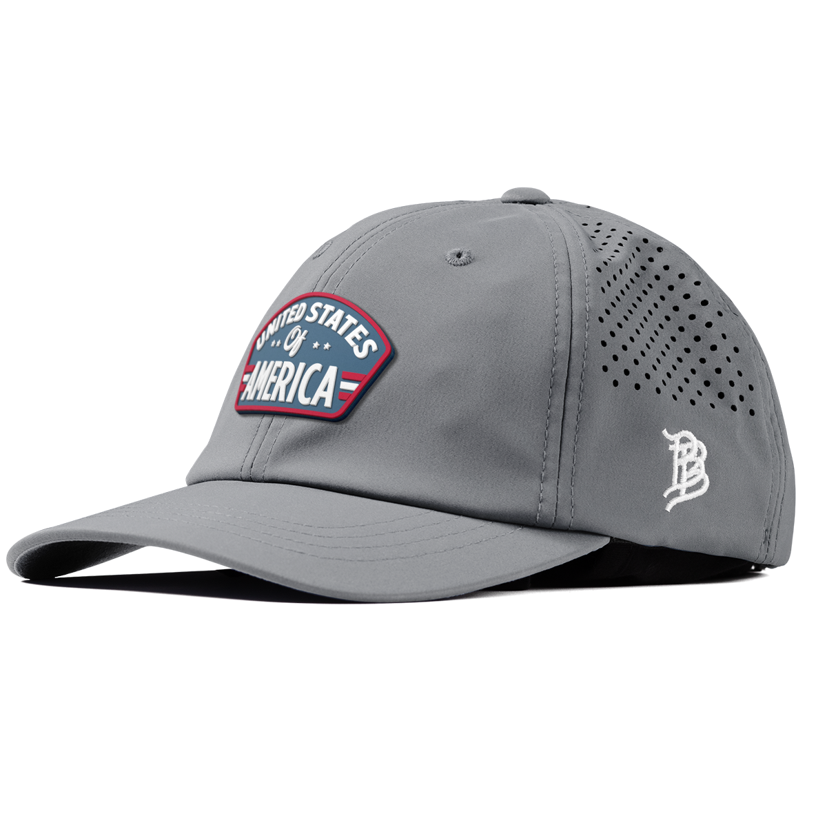 United States of America Badge Performance Dad Hat Slate