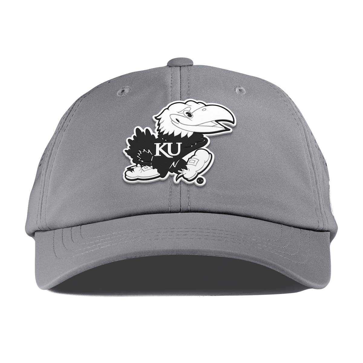 University of Kansas "Vintage Jayhawk" Performance Dad Hat Slate