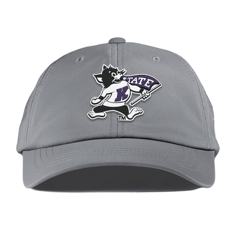 Kansas State University "Vintage Kansas State Wildcat" Performance Dad Hat Slate
