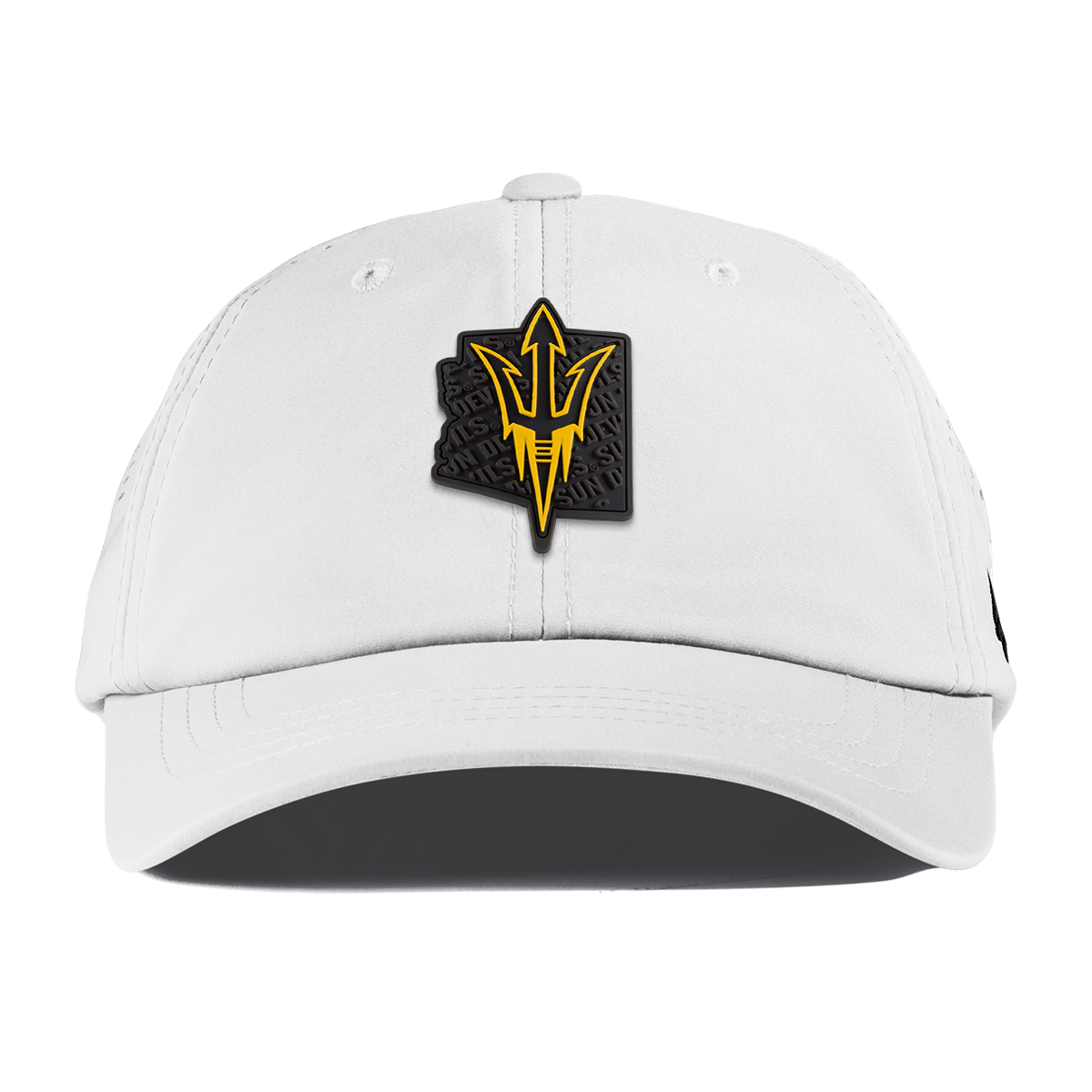 Arizona State University "ASU Blackout Pitchfork" Performance Dad Hat White