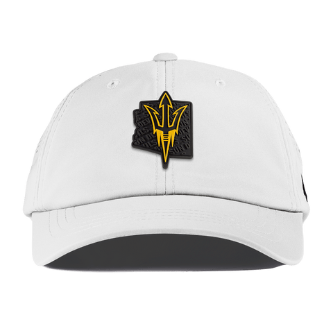 Arizona State University "ASU Blackout Pitchfork" Performance Dad Hat White