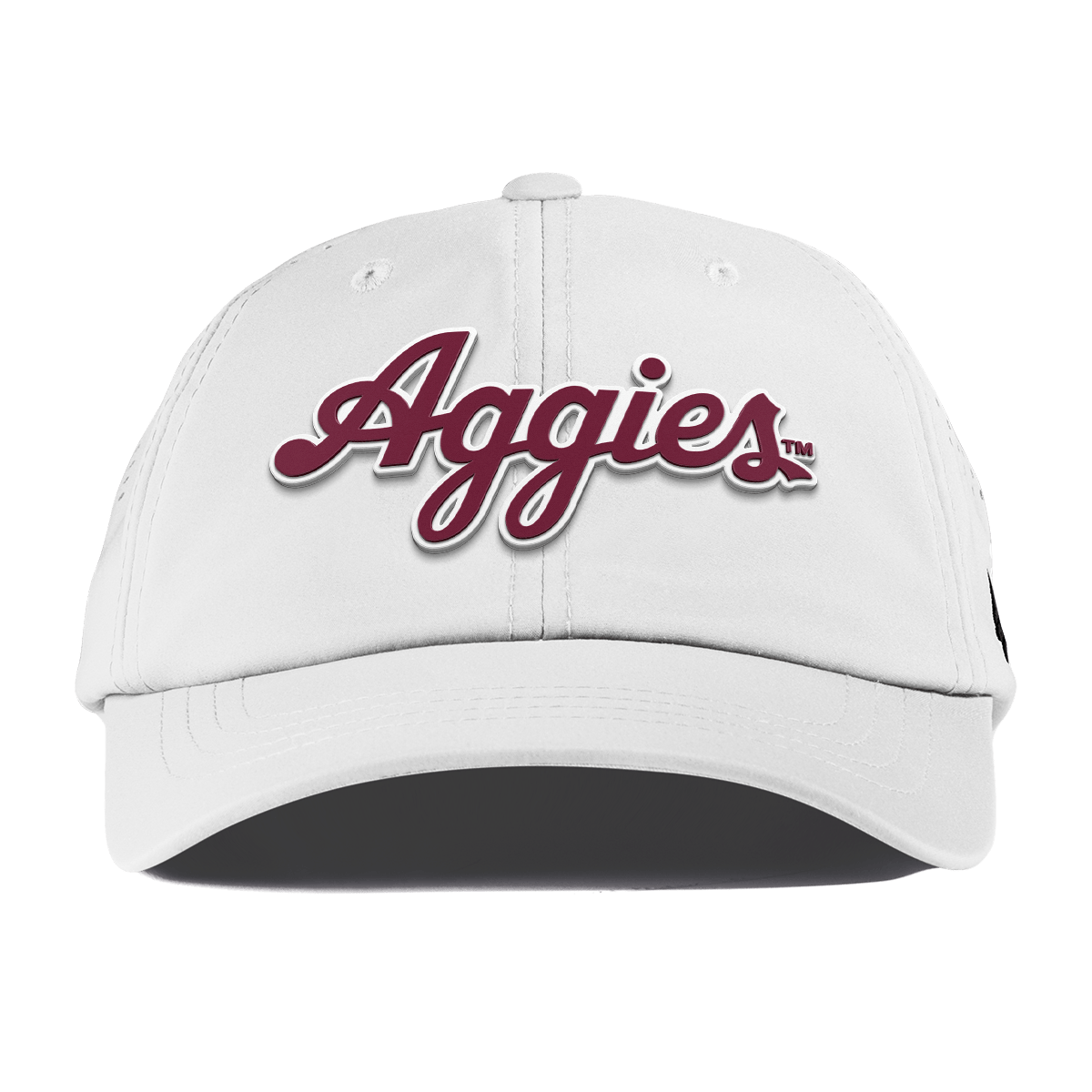 Texas A&M University "Aggies Script" Performance Dad Hat White