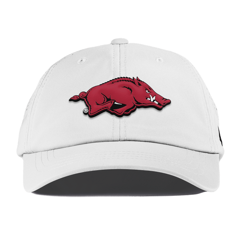 University of Arkansas "Arkansas Team Logo" Performance Dad Hat White