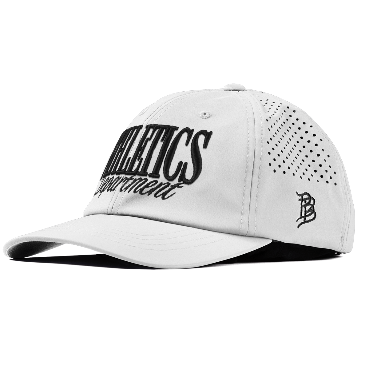 Athletics Department Curved Performance Dad Hat White