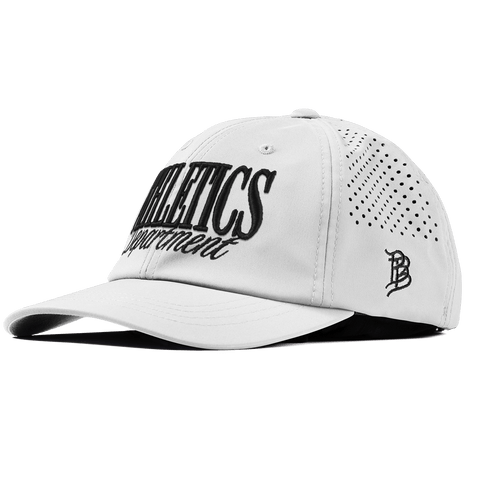 Athletics Department Curved Performance Dad Hat White