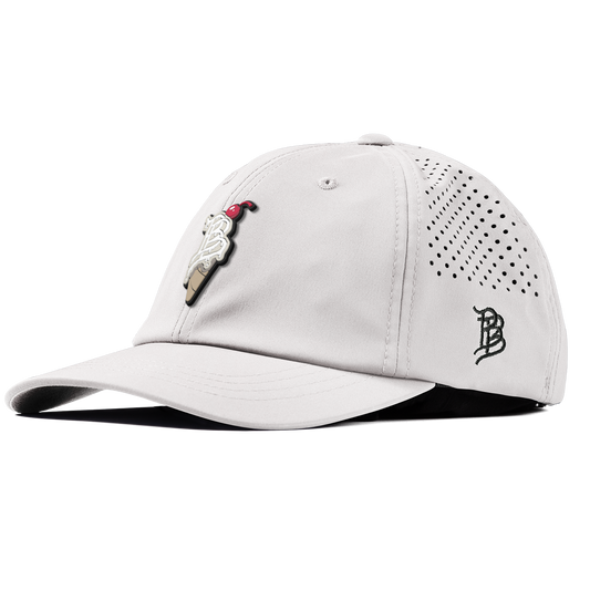 BB Drip Cone Performance Dad Hat White