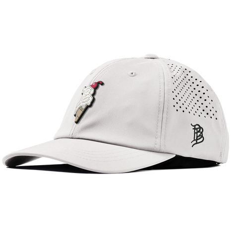 BB Drip Cone Performance Dad Hat White