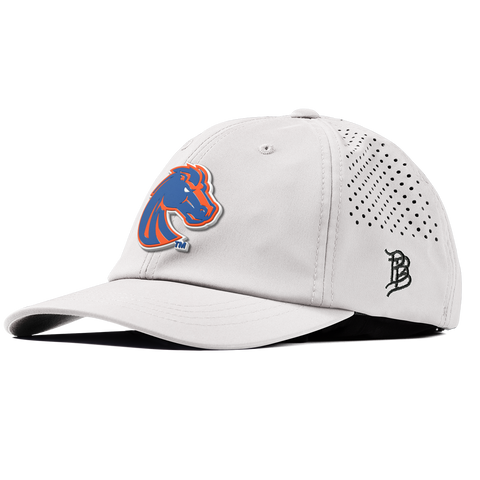 Boise State University "Boise State Broncos Orange" Performance Dad Hat White