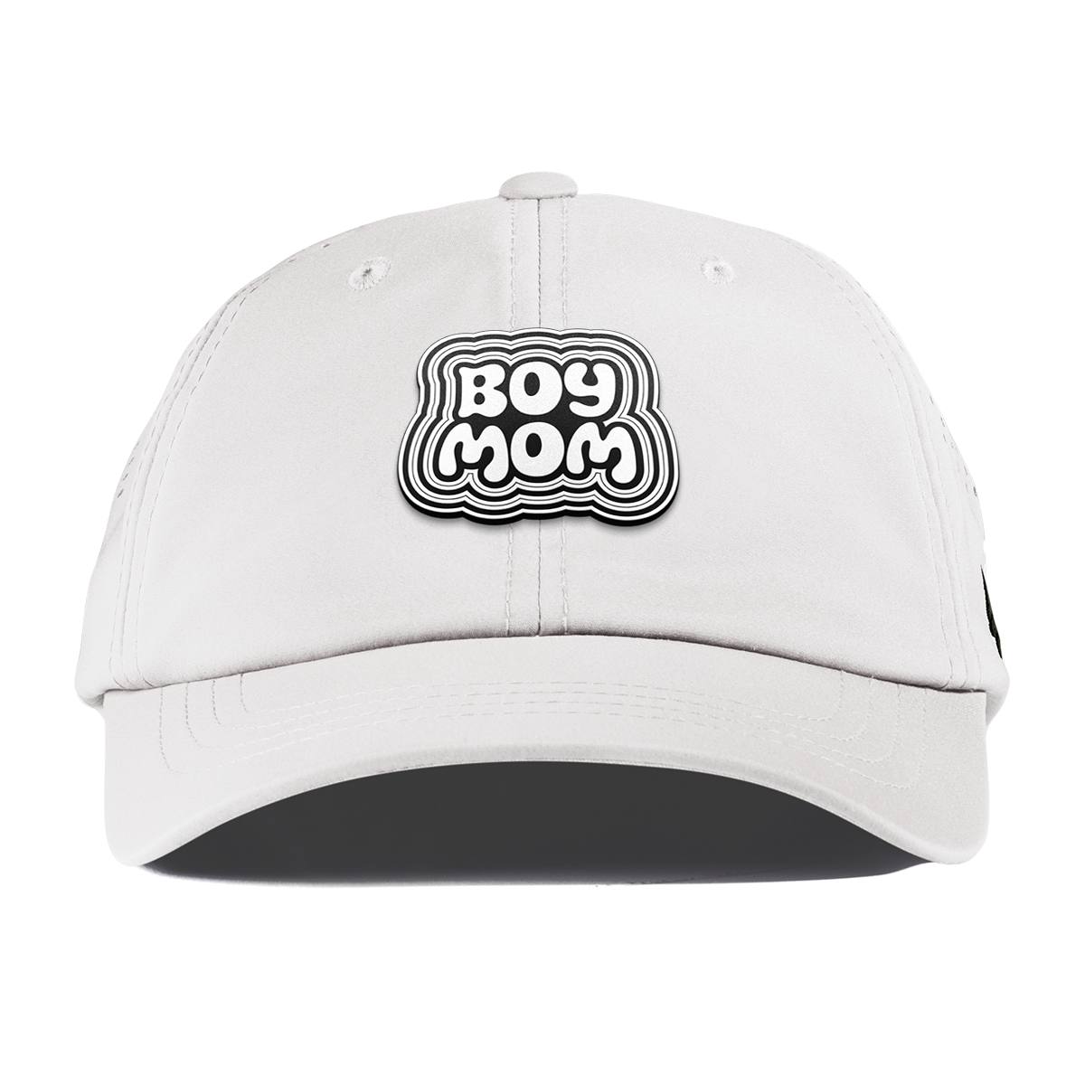 Boy Mom Performance Dad Hat White