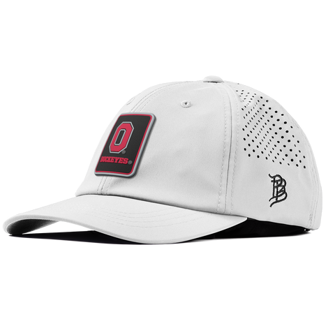 Ohio State University "Buckeyes Badge" Performance Dad Hat White