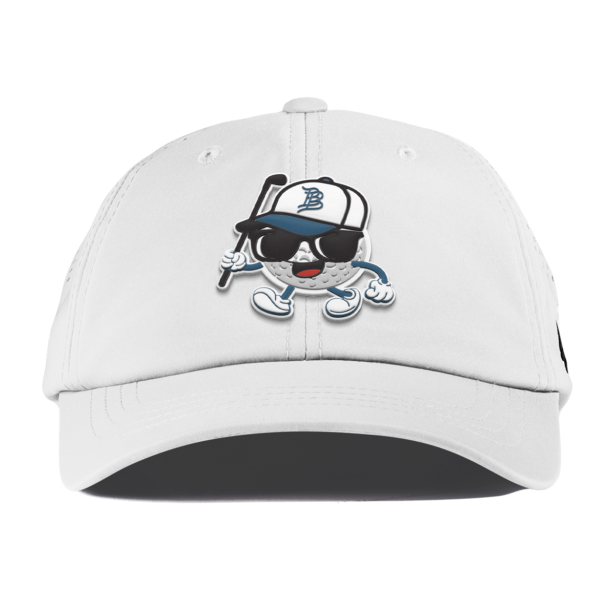 Bump 'n Run Performance Dad Hat White