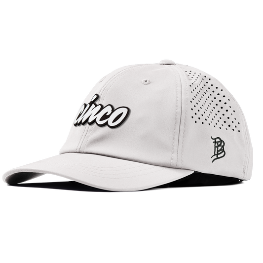 Cinco Script Performance Dad Hat White