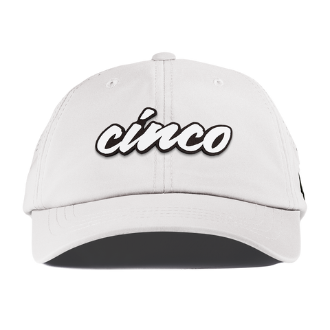 Cinco Script Performance Dad Hat White