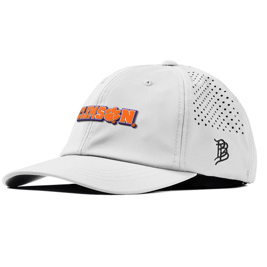 Clemson University "Clemson Block" Performance Dad Hat White