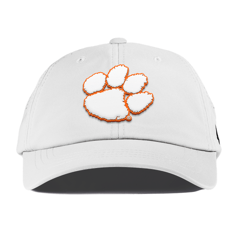 Clemson University "Clemson Tigers Paw" Performance Dad Hat White