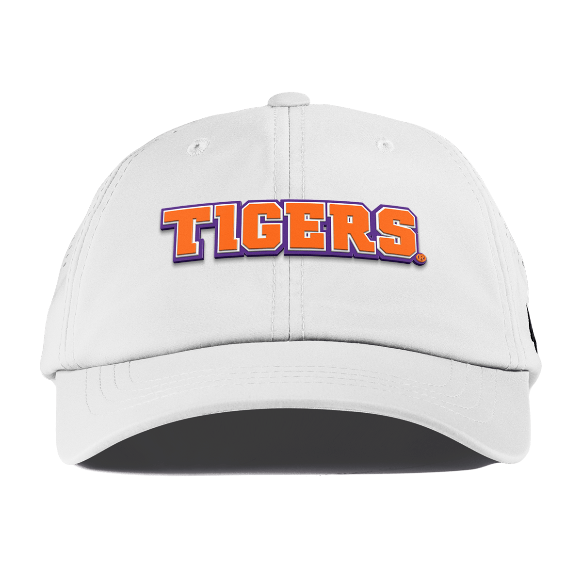 Clemson University "Clemson Tigers Block" Performance Dad Hat White