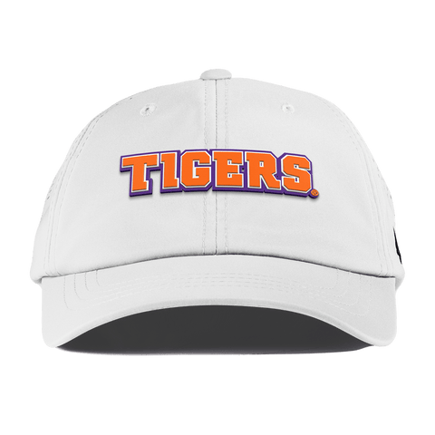 Clemson University "Clemson Tigers Block" Performance Dad Hat White