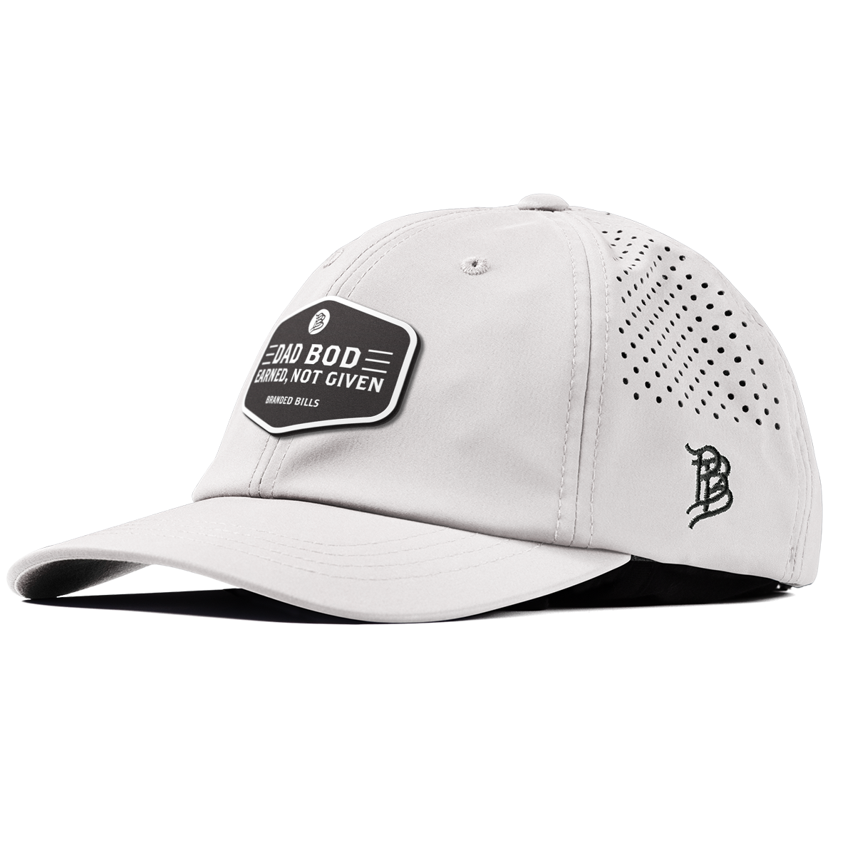 Dad Bod Performance Dad Hat White
