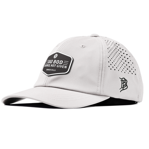 Dad Bod Performance Dad Hat White