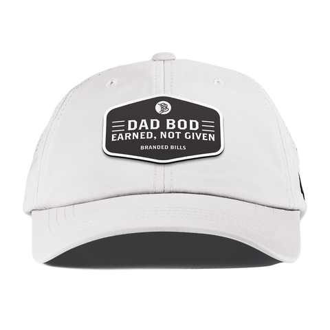 Dad Bod Performance Dad Hat White