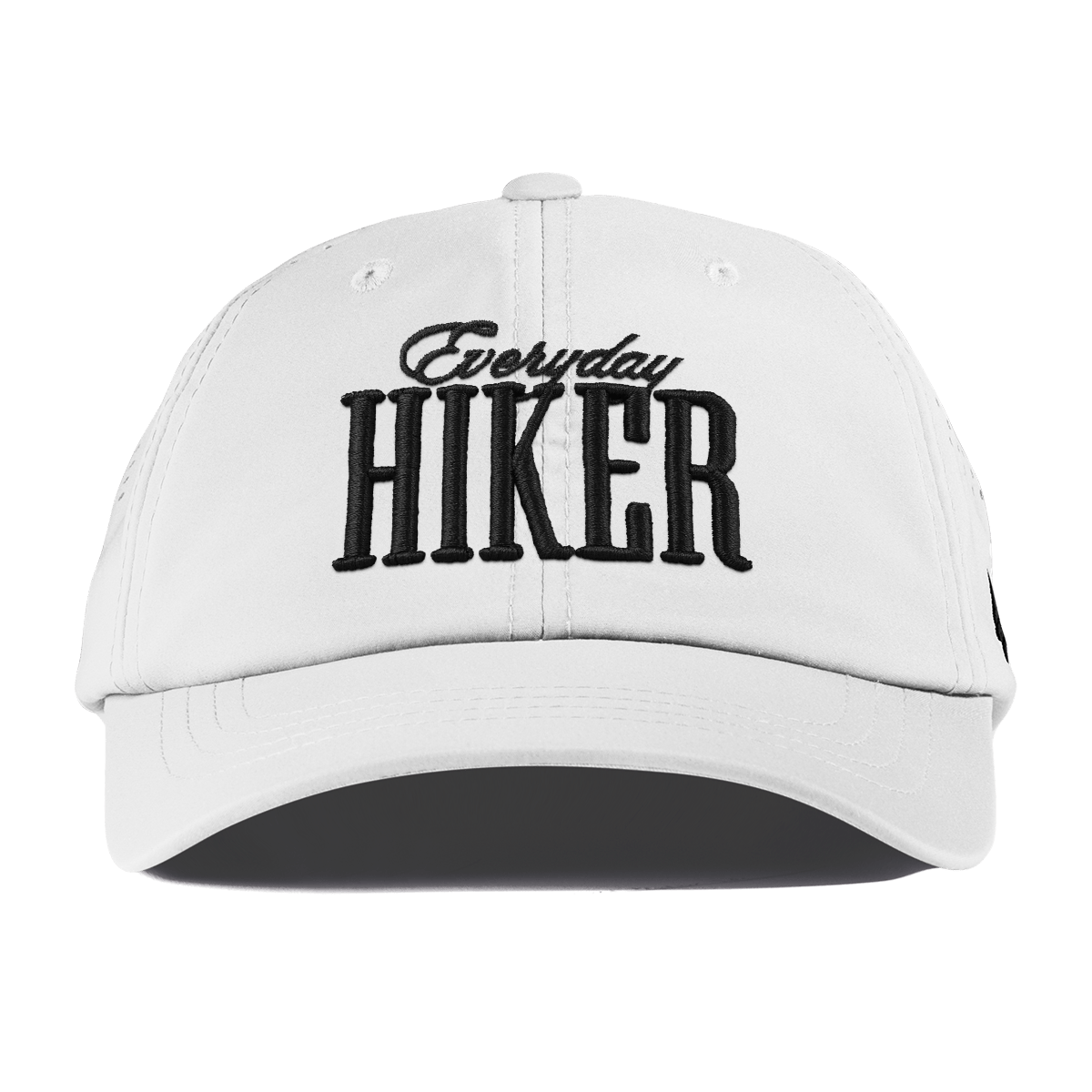 Everyday Hiker Curved Performance Dad Hat White