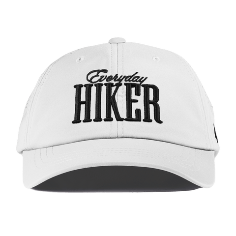 Everyday Hiker Curved Performance Dad Hat White