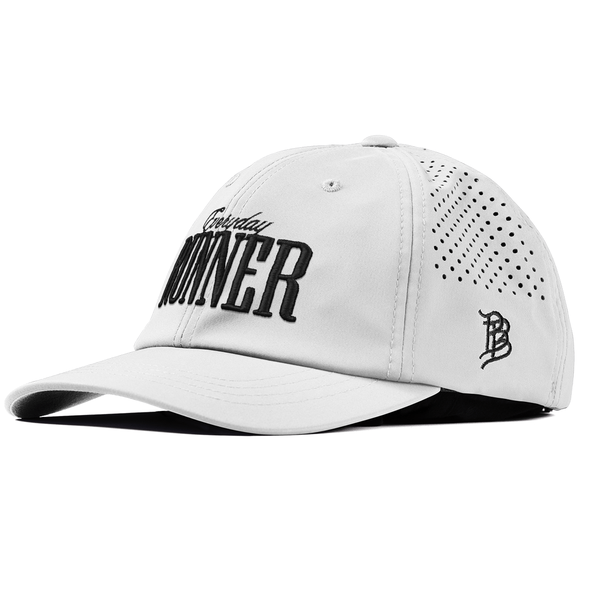 Everyday Runner Curved Performance Dad Hat White