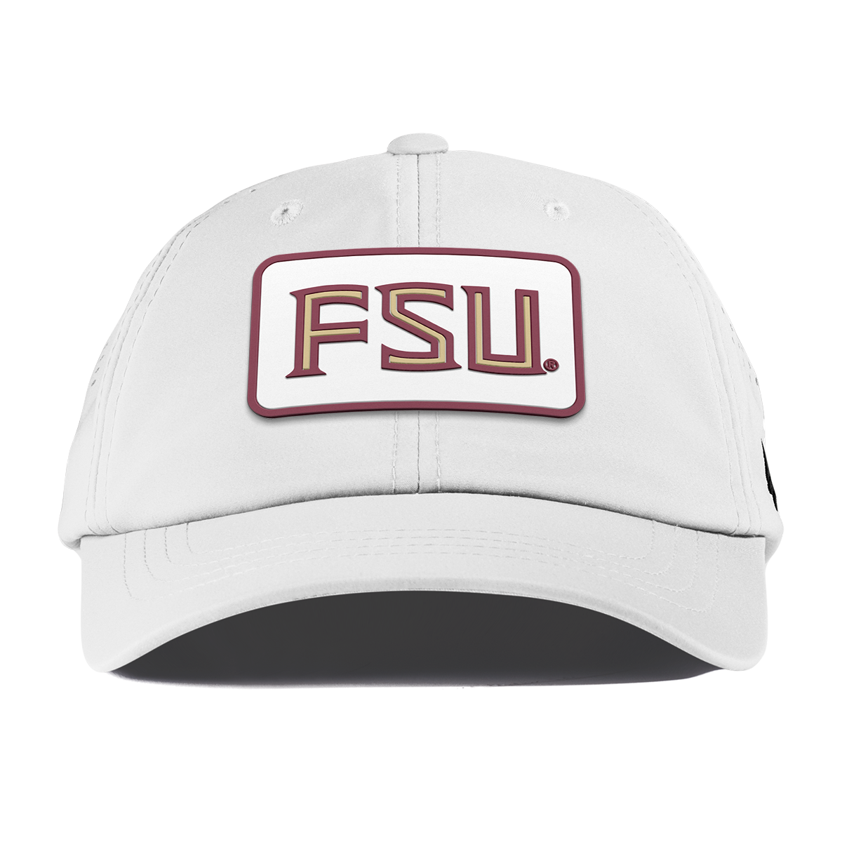 Florida State University "FSU Badge" Performance Dad Hat White