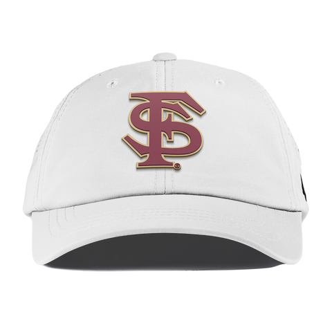 Florida State University "FSU Block" Performance Dad Hat White