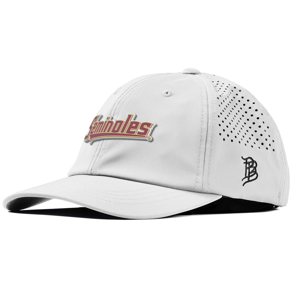 Florida State University "FSU Seminoles Block" Performance Dad Hat White
