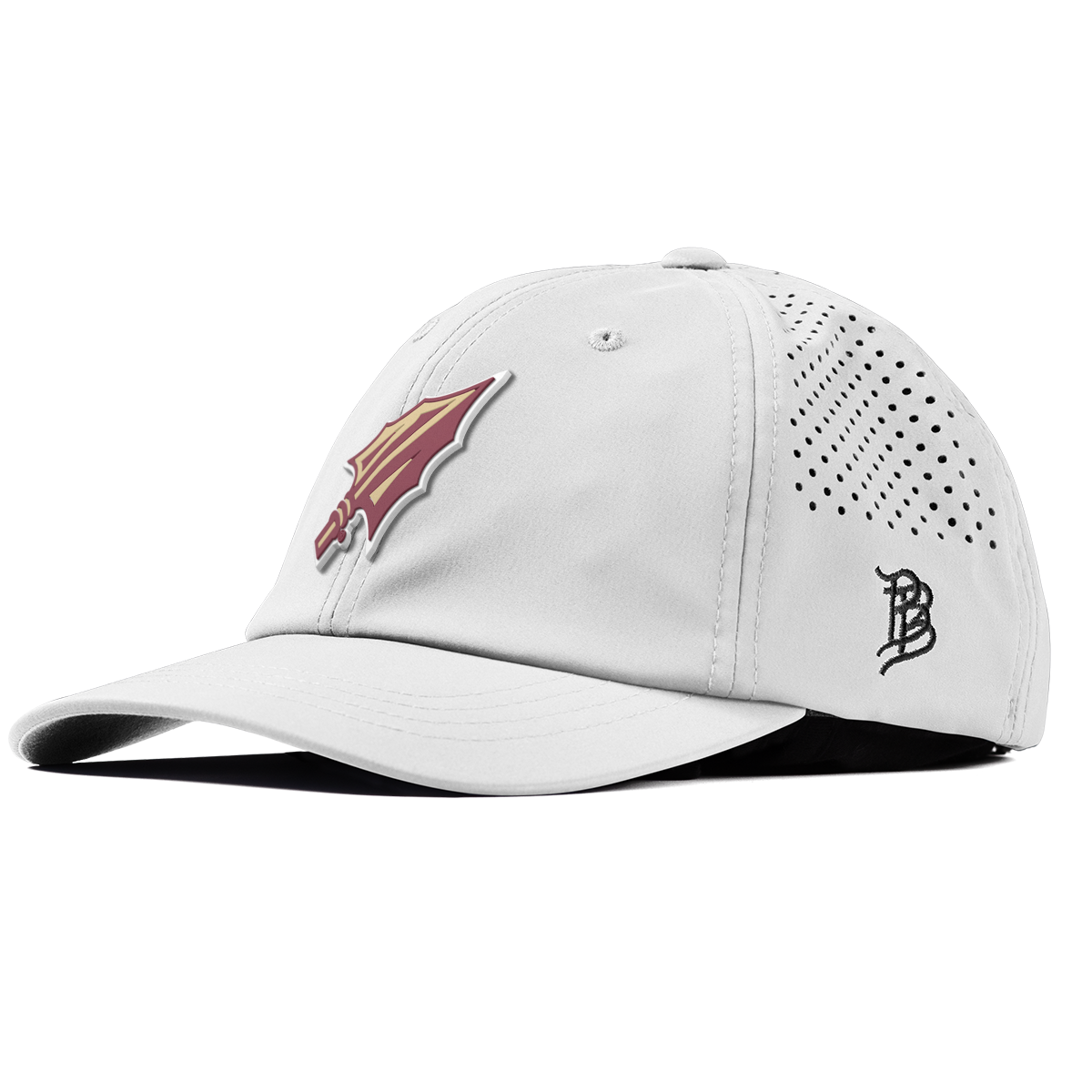Florida State University "FSU Spear Tip" Performance Dad Hat White