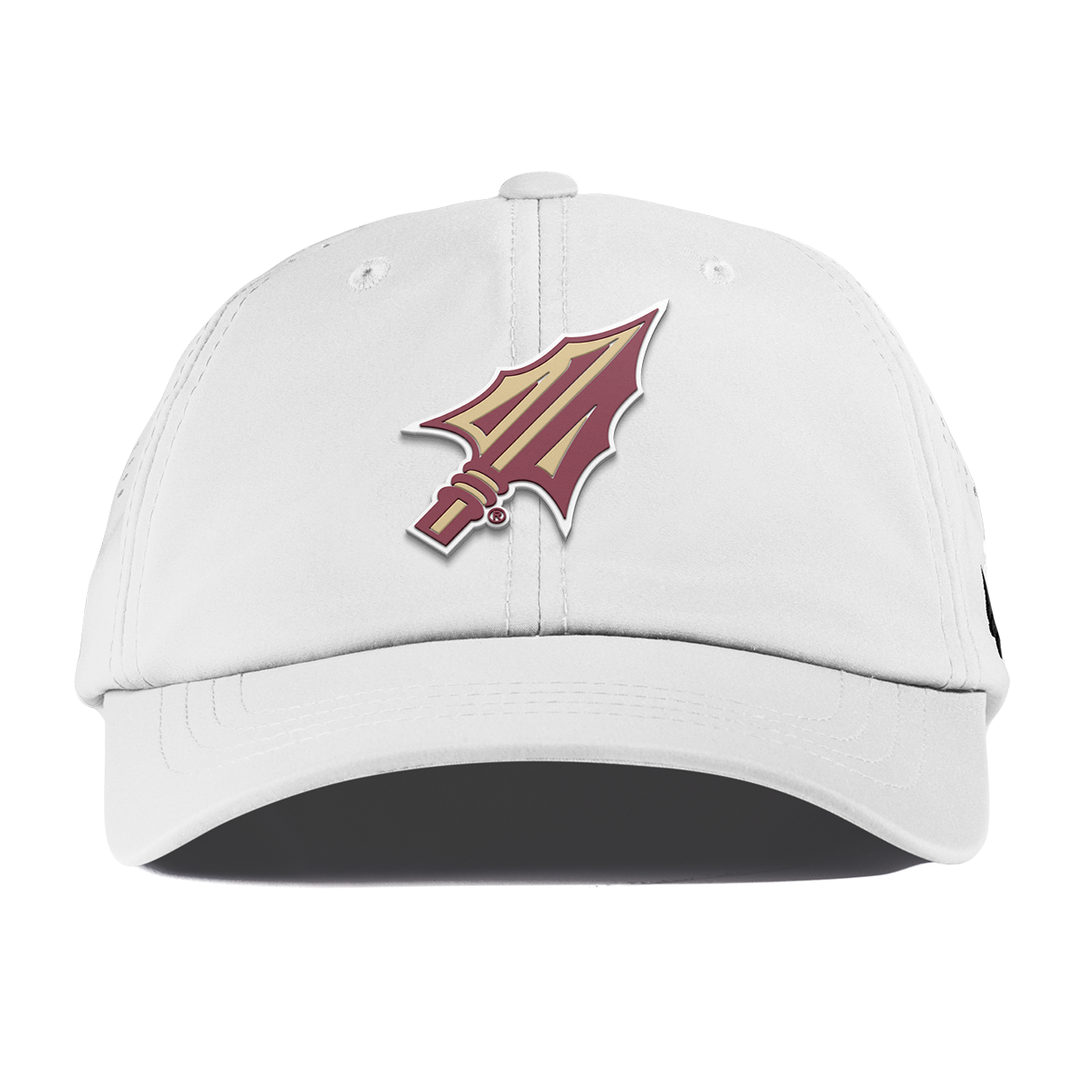 Florida State University "FSU Spear Tip" Performance Dad Hat White