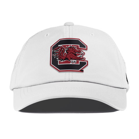 University of South Carolina "Gamecocks Garnet" Performance Dad Hat White