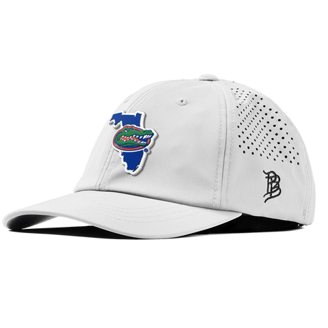 University of Florida "Gator State" Performance Dad Hat White