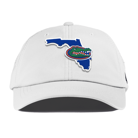 University of Florida "Gator State" Performance Dad Hat White