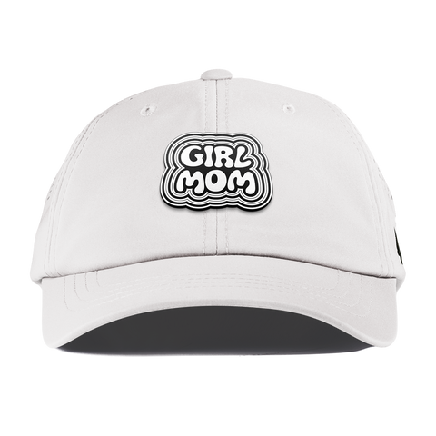 Girl Mom Performance Dad Hat White