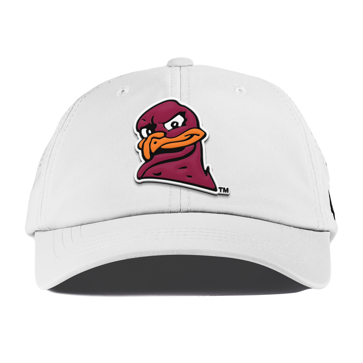 Virginia Tech University "HokieBird" Performance Dad Hat White