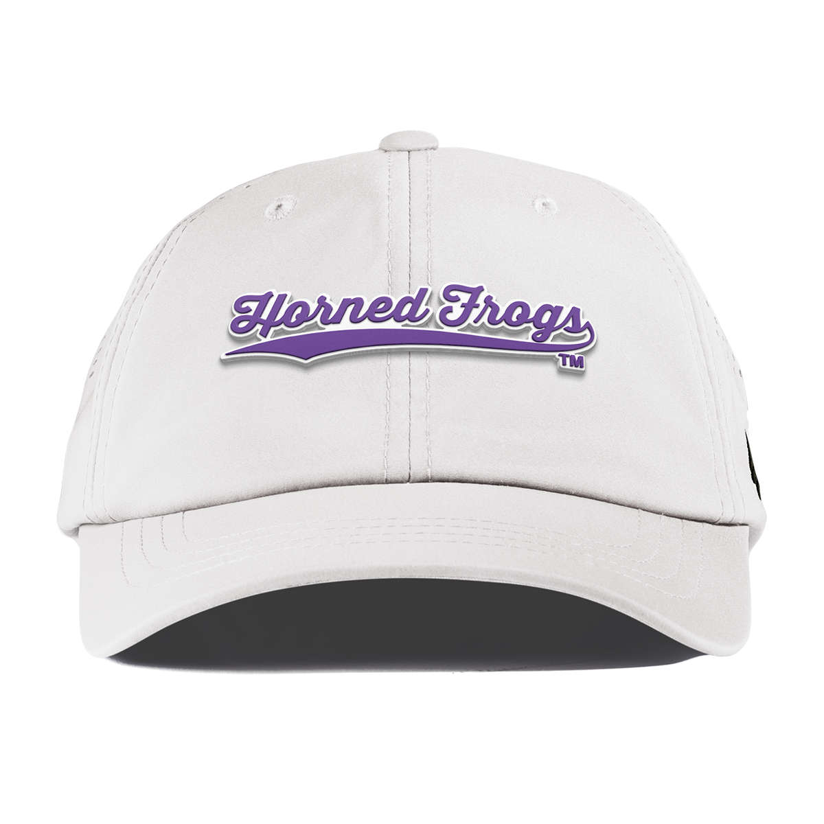 Texas Christian University "TCU Horned Frogs Scripts" Performance Dad Hat White
