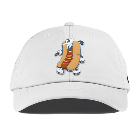Hot Dog Buddy Performance Dad Hat White