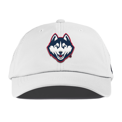University of Connecticut "Huskies Mascot" Performance Dad Hat White