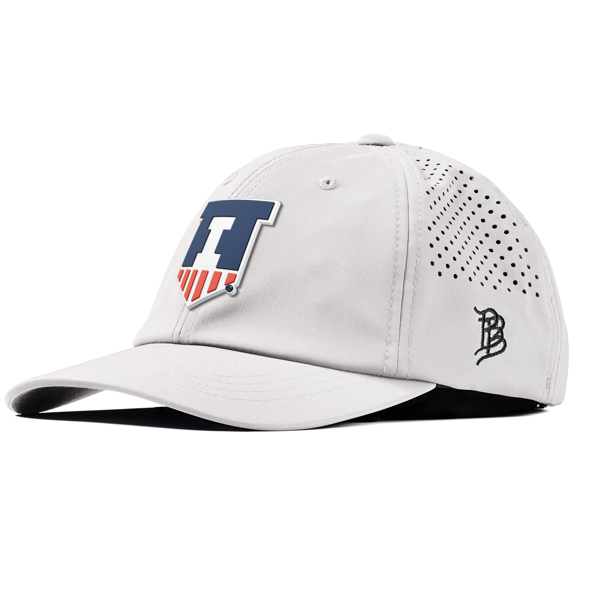 University of Illinois "Illinois Athletics" Performance Dad Hat White
