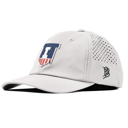 University of Illinois "Illinois Athletics" Performance Dad Hat White